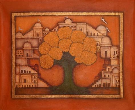 Kalpavriksha Painting by vibha singh | Saatchi Art