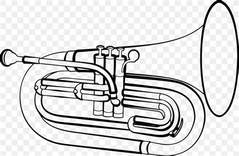 Baritone Horn Marching Euphonium Drawing Marching Band Baritone Saxophone, PNG, 1000x654px ...