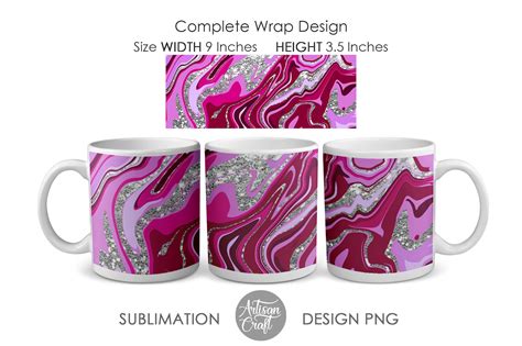 Sublimation Mug Designs 11 Oz Mug Sublimation Template - Etsy