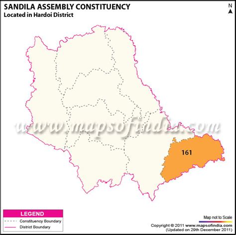 Sandila Assembly Constituency Map, Sandila Election 2017 Results