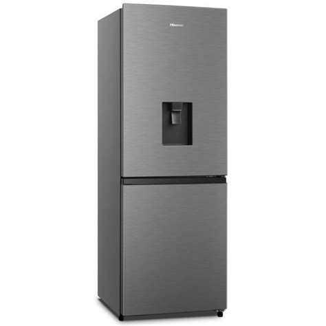 Hisense 222L Inox Fridge Freezer with Water Dispenser – The Furniture King