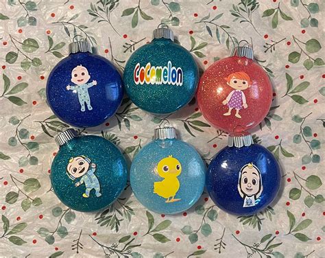 Cocomelon Ornaments! in 2022 | Ornaments, Ornament set, Christmas bulbs