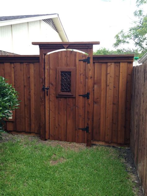 Arched Gate Tall Header | Fence gate design, Backyard gates, Backyard fences