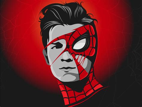 Tom Holland- Spider Man far from home by DewApples on Dribbble