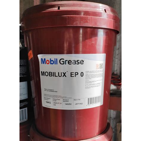 INDUSTRIAL & GREASE - MOBIL GREASE MOBILUX EP 0/I/2/3/004 [16KG] (READY STOCK) | Shopee Malaysia