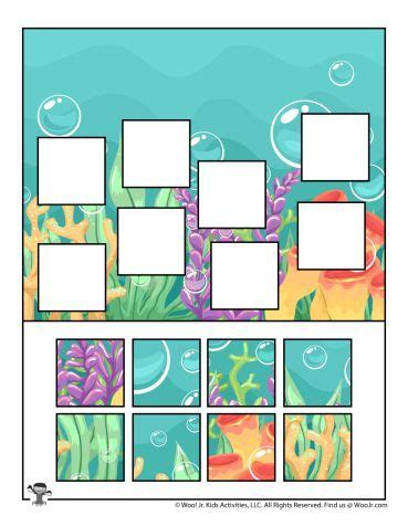 Under the Sea Ocean Printable Puzzles for Kids | Woo! Jr. Kids Activities : Children's ...