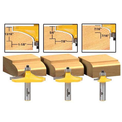 Edging :: Table Edge :: 3 Bit Thumbnail Table Edge Forming Router Bit ...