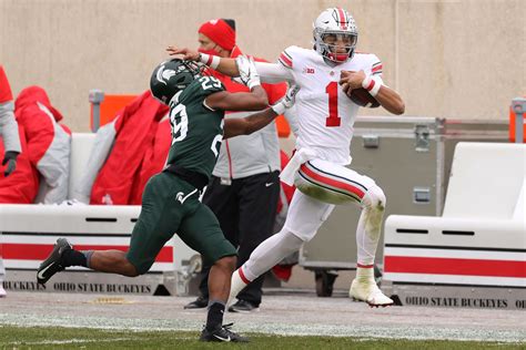 Ohio State QB Justin Fields bounces back from shaky performance