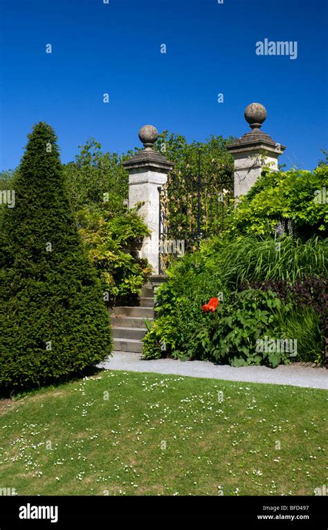 gardens st fagans castle st fagans museum of welsh life cardiff Stock Photo - Alamy