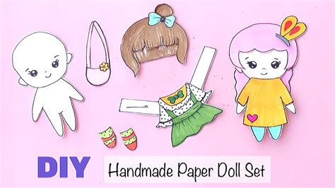 HOW TO MAKE PAPER DOLL Set | DIY TUTORIAL CRAFTS FOR KIDS | Playing ...