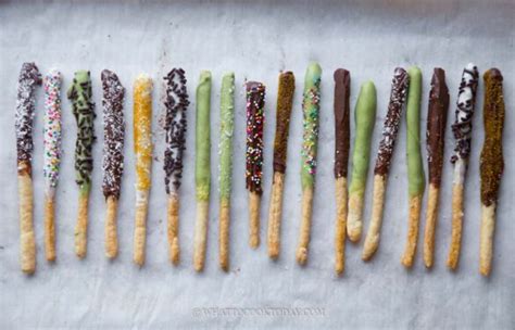 Easy Homemade Pocky Sticks (Assorted Flavors) - What To Cook Today