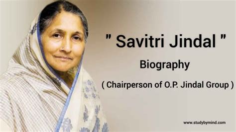 Savitri Jindal Biography (Asia's richest woman 2022) - Study By Mind