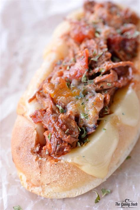 Italian Roast Beef Sandwiches - The Gunny Sack