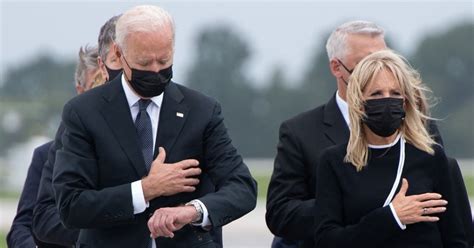 Video: Biden Appears to Check His Watch During Dignified Transfer of ...