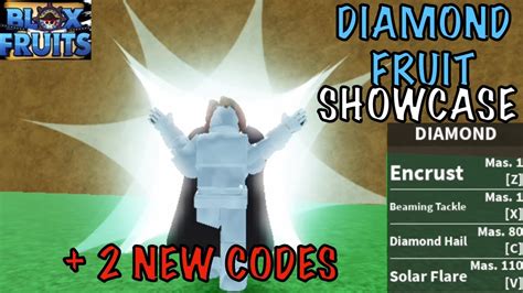 *NEW* DIAMOND FRUIT FULL SHOWCASE + 2 NEW CODES IN BLOX FRUITS - YouTube