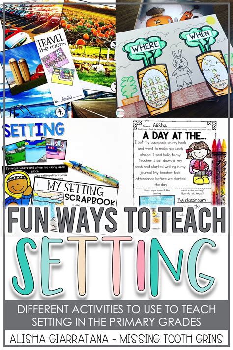 Books to teach about setting – Artofit