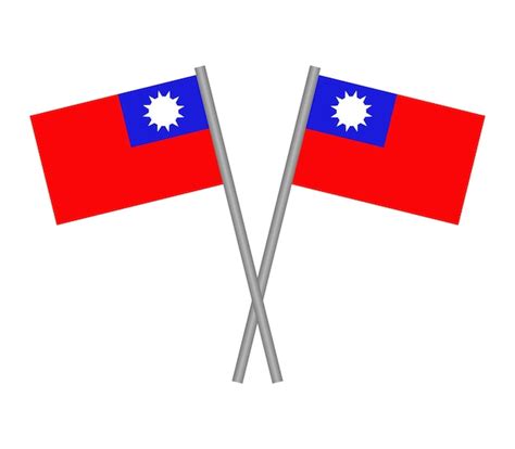 Premium Vector | Taiwan flag