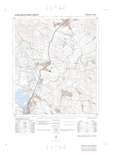 3224BA GRAAFF-REINET (NORTH) Map by Chief Directorate: National Geo ...