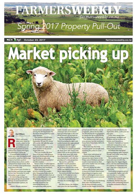 Farmers Weekly NZ Property Pull-Out October 23 2017 by AgriHQ - Issuu