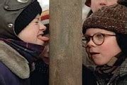 “A Christmas Story” Comes to Life … Two Indiana 4th Graders Double Dog Dare as Tongues Froze to ...