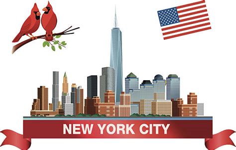 3,000+ American Flag New York Stock Illustrations, Royalty-Free Vector ...