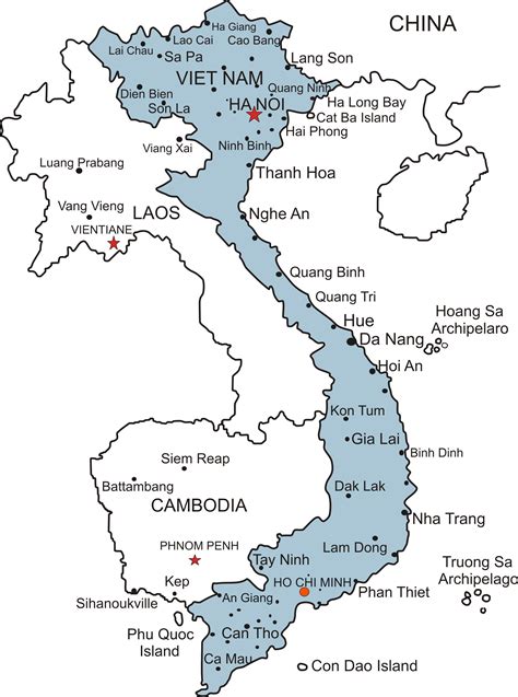 Vietnam China Border Map