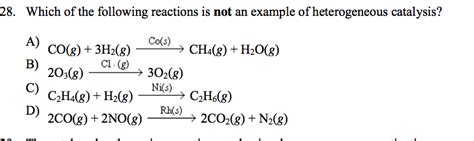 Solved Which of the following reactions is not an example of | Chegg.com