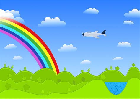 Drawing Rainbow Scenery / The best selection of royalty free rainbow ...