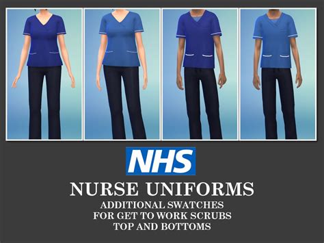 Mod The Sims - NHS Nurse Uniforms