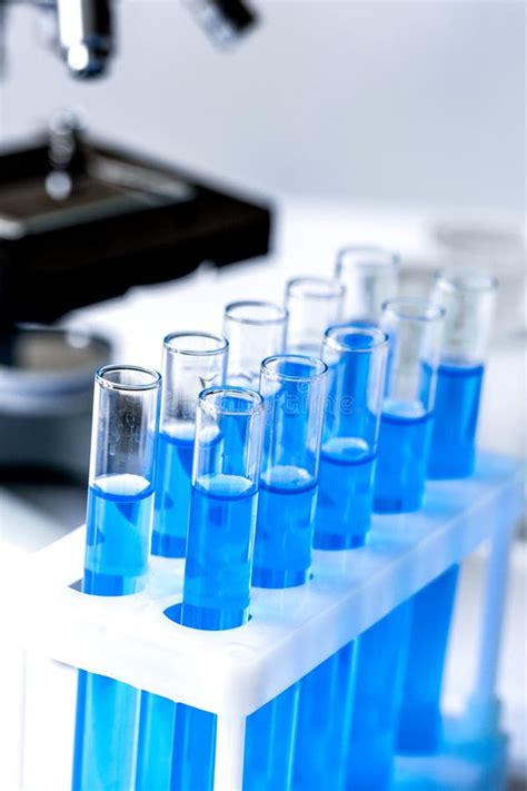 Laboratory, Chemistry and Science Concept on White Background Stock ...