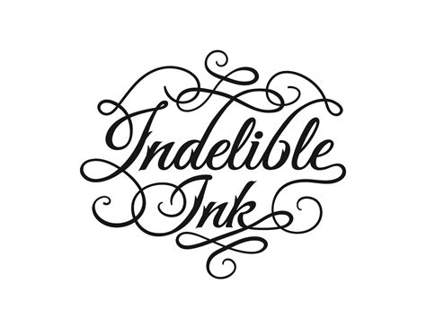 Indelible Ink Tattoo Logo by Miranda Wagner on Dribbble