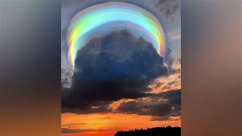 Wie entstand diese regenbogenfarbige Wolke? | FM1Today