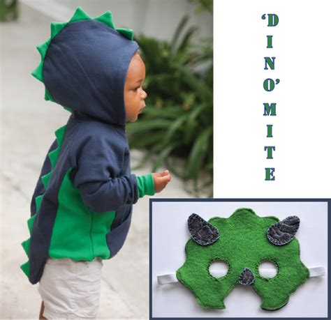 This #Halloween costume is "Dino"-mite thanks to City Threads' dino hoodie and November Morning ...