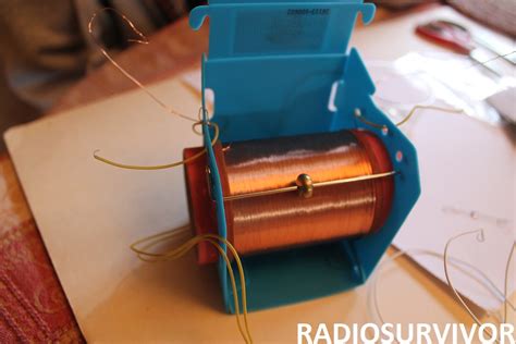 Building My 2nd Crystal Radio - Slinky Crystal Radio Kit - Radio Survivor