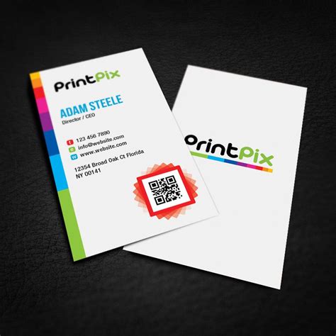 Color Extravagance Business Cards | Free business card templates, Business card mock up ...