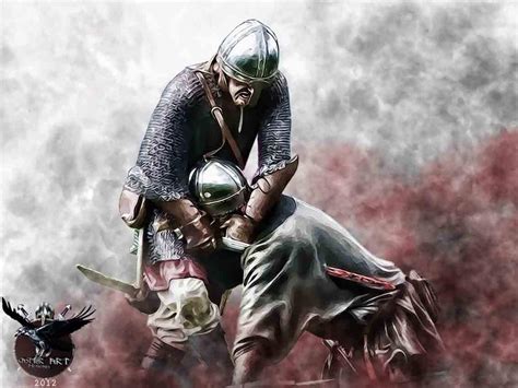 Fight between Vikings by thecasperart on DeviantArt