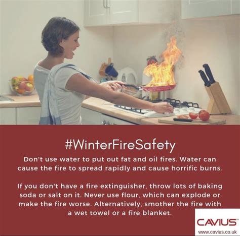 Kitchen fire safety | Fire safety tips, Fire safety, Safety tips