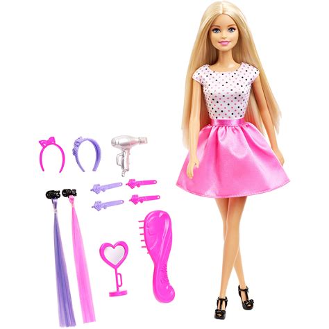 Barbie Doll & Hair Accessories Playset - Toys & Games - Dolls ...