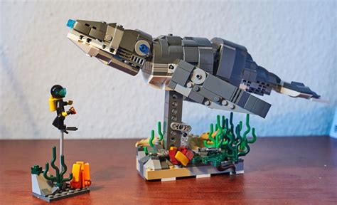 LEGO MOC Humpback Whale by Kassiopeia | Rebrickable - Build with LEGO