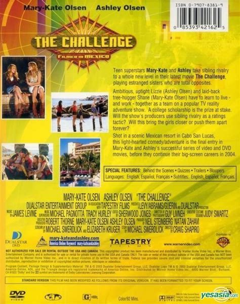 YESASIA: Mary-Kate & Ashley Olsen - The Challenge (DVD) (US Version ...