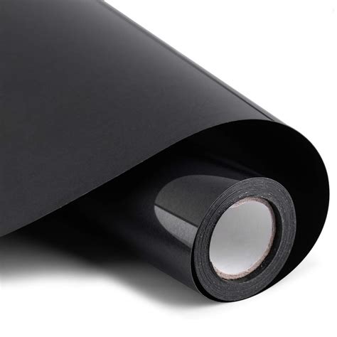 Black Heat Transfer Vinyl Bundle - 12 x 10' Rolls - Easy Cut & Weed ...