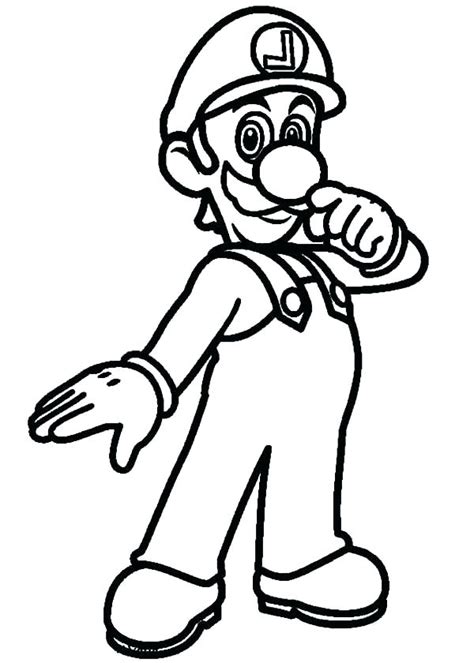 Baby Luigi Coloring Pages at GetColorings.com | Free printable colorings pages to print and color