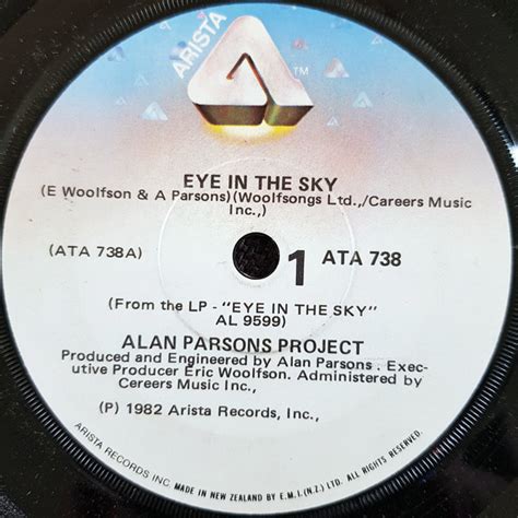 The Alan Parsons Project - Eye In The Sky (1982, Vinyl) | Discogs