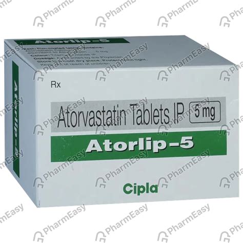 Atorlip 5 MG Tablet (15): Uses, Side Effects, Price & Dosage | PharmEasy