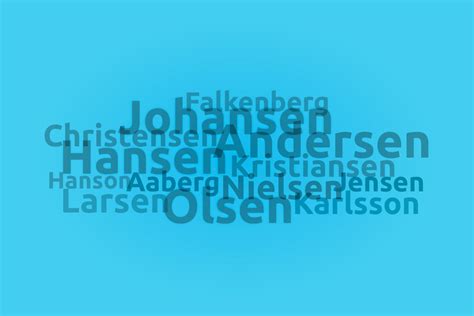 A Complete List of Scandinavian Last Names + Meanings - FamilyEducation