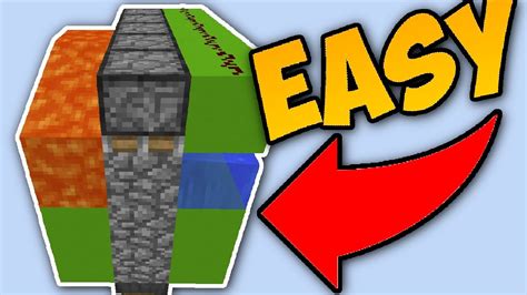 Minecraft EASY Cobblestone Generator Tutorial [Automatic] - YouTube