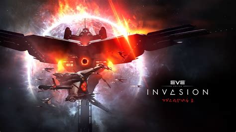 Download Invasion Space Station Spaceship Space Video Game EVE Online HD Wallpaper