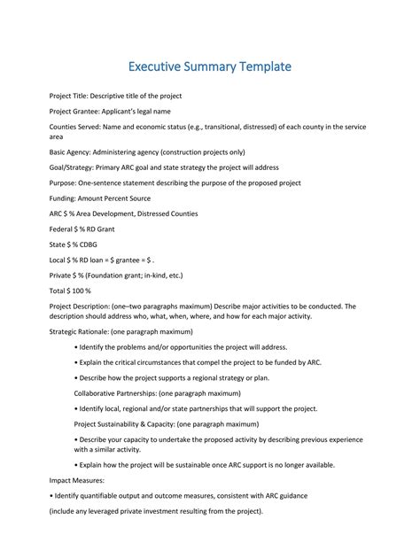 30+ Perfect Executive Summary Examples & Templates - Template Lab