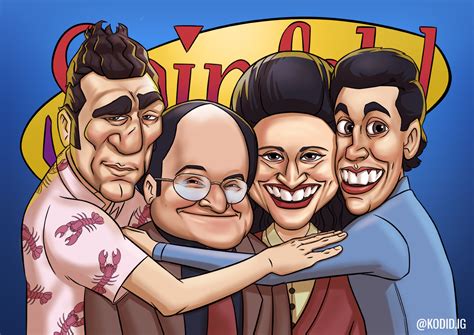 Caricature of Seinfeld TV Show | Caricatures From Photos