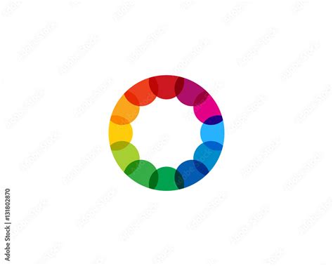 Initial Letter O Color Rotation Logo Design Element Stock Vector | Adobe Stock